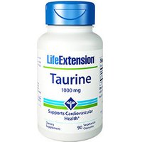 Taurine 1000 mg, 90 Vegetarian Capsules, Life Extension