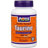 Taurine 1000mg 100 Caps, NOW Foods