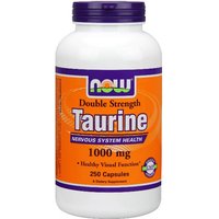 Taurine Double Strength, 1000 mg, 250 Capsules, NOW Foods