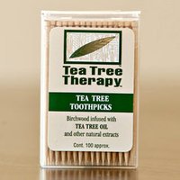 Tea Tree Oil Standard Toothpicks, 100 ct, Tea Tree Therapy