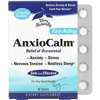 Terry Naturally AnxioCalm, Anxiety & Stress, 45 Tablets, EuroPharma