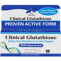 Terry Naturally Clinical Glutathione, Stable & Oral Supplement, 60 Slow-Melt Tablets, EuroPharma