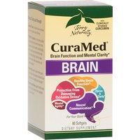 Terry Naturally CuraMed Brain, Brain Function & Mental Clarity, 60 Softgels, EuroPharma