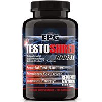 TestoShred Boost, Testosterone Booster, 120 Capsules, EPG Extreme Products Group