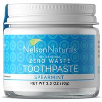 The Original Zero Waste Toothpaste, Spearmint, 3.3 oz (93 g), Nelson Naturals