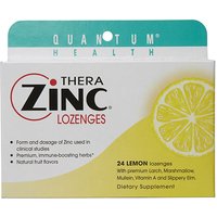 Thera Zinc Lozenges, Lemon, 24 loz, Quantum Health