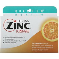 Thera Zinc Lozenges, Orange, 24 loz, Quantum Health
