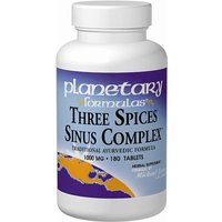 Three Spices Sinus Complex 180 tabs, Planetary Herbals
