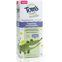 Toddler Training Toothpaste - Mild Fruit Gel, Fluoride Free, 1.75 oz, Toms of Maine