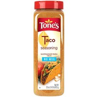 Tones Taco Seasoning, Economy Size, 23 oz