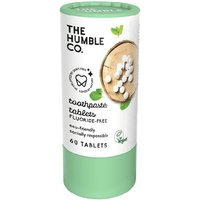Toothpaste Tablets - Mint, Fluoride-Free, 60 Tablets, The Humble Co.