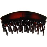 Top Hair Clamp Medium - Petunia - Tortoise Shell, 1 ct, DiPrima Beauty