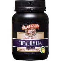 Master Blend Total Omega 3-6-9, Lemonade Flavor, 90 Softgels, Barleans Organic Oils