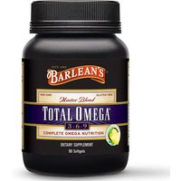 Master Blend Total Omega 3-6-9, Lemonade Flavor, 90 Softgels, Barleans Organic Oils