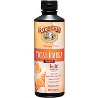 Total Omega 3-6-9 Swirl Liquid, Orange Cream (Smoothie Taste), 16 oz, Barleans Organic Oils