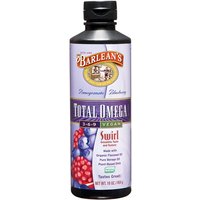 Total Omega 3-6-9 Vegan Swirl Liquid, Pomegranate Blueberry, 16 oz, Barleans Organic Oils