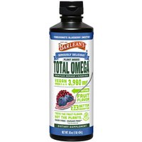 Total Omega 3-6-9 Vegan Swirl Liquid, Pomegranate Blueberry, 16 oz, Barleans Organic Oils