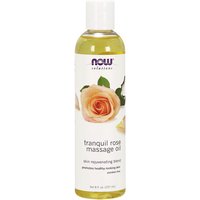Tranquil Rose Massage Oil, 8 oz, NOW Foods