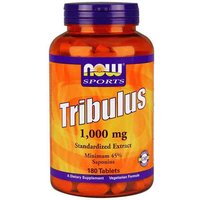 Tribulus 1000 mg, 45% Saponins, 180 Tablets, NOW Foods