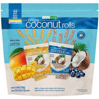 Tropical Fields Crispy Coconut Rolls, Variety Pack, 11.64 oz (330 g)