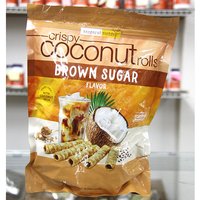 Tropical Fields Crispy Coconut Rolls, Brown Sugar Flavor, 10.05 oz (285 g)