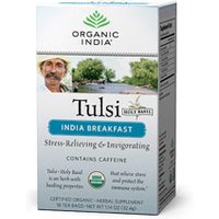 Tulsi India Breakfast Tea, 18 Tea Bags, Organic India