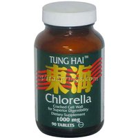 Tung Hai Chlorella 1000 mg, 90 Tablets, LifeTime