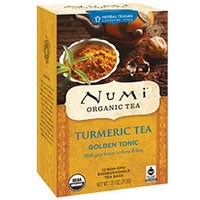 Organic Turmeric Tea, Golden Tonic, 12 Tea Bags, Numi Tea