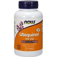 Ubiquinol 100 mg, Value Size, 120 Softgels, NOW Foods