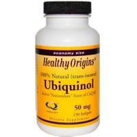 Ubiquinol (Kaneka QH) 50 mg, 150 SoftGels, Healthy Origins