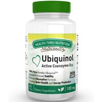 Ubiquinol CoQ10 100 mg, 60 Softgels, Health Thru Nutrition
