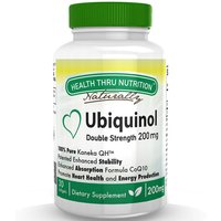 Ubiquinol CoQ10 200 mg, Value Size, 90 Softgels, Health Thru Nutrition