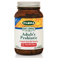 Udos Choice Adults Probiotic, 120 Capsules, Flora Health