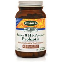 Udos Choice Super 8 Hi-Potency Probiotic, 60 Capsules, Flora Health