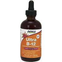 Ultra B-12 Liquid, with Vitamin B-Complex, 4 oz, NOW Foods