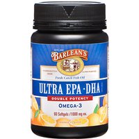 Ultra EPA-DHA, Fresh Catch Fish Oil, Orange Flavor, 60 Softgels, Barleans Organic Oils