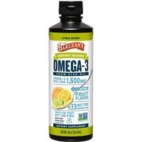 Ultra High Potency Omega Swirl Fish Oil Liquid, Citrus Sorbet, 16 oz, Barleans Organic Oils