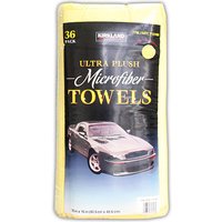 Kirkland Signature Ultra Plush MicroFiber Towels (16 x 16 Inch), 36 pcs