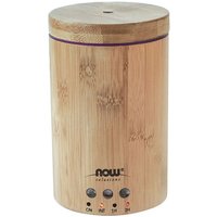 Aromatherapy Diffuser - Ultrasonic Real Bamboo Essential Oil Diffuser, NOW Foods