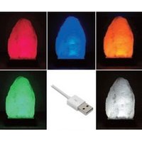USB Salt Lamp Color Changing, 1 Unit, Aloha Bay