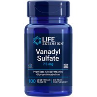 Vanadyl Sulfate 7.5 mg, 100 Vegetarian Tablets, Life Extension