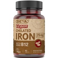 Vegan Chelated Iron, 90 Tablets, Deva Nutrition