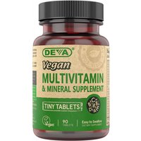 Vegan Tiny Tablets Multivitamin & Mineral Supplement, 90 Tablets, Deva Nutrition