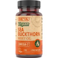 Vegan Sea Buckthorn Berry Oil (Omega-7), 90 Vegan Caps, Deva Nutrition