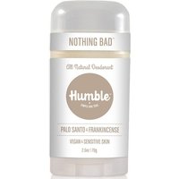 Vegan & Sensitive Skin Formula Natural Deodorant, Palo Santo & Frankincense, 2.5 oz, Humble Brands
