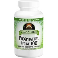 Vegan True Phosphatidyl Serine 100, 30 Vegetarian Capsules, Source Naturals