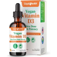 Vegan Vitamin D3 Drops, 1 oz, Liquid Health