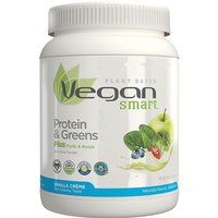 VeganSmart Protein & Greens Nutritional Shake - Vanilla, 22.8 oz (15 Servings), Naturade