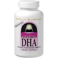 Vegetarian DHA 200 mg, 120 Softgels, Source Naturals