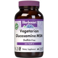 Vegetarian Glucosamine Plus MSM, 60 Vcaps, Bluebonnet Nutrition